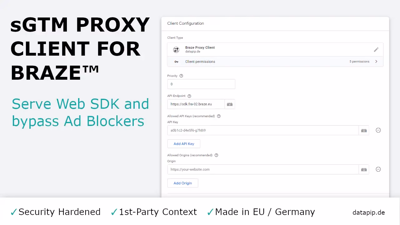 sGTM Proxy Client für Braze™