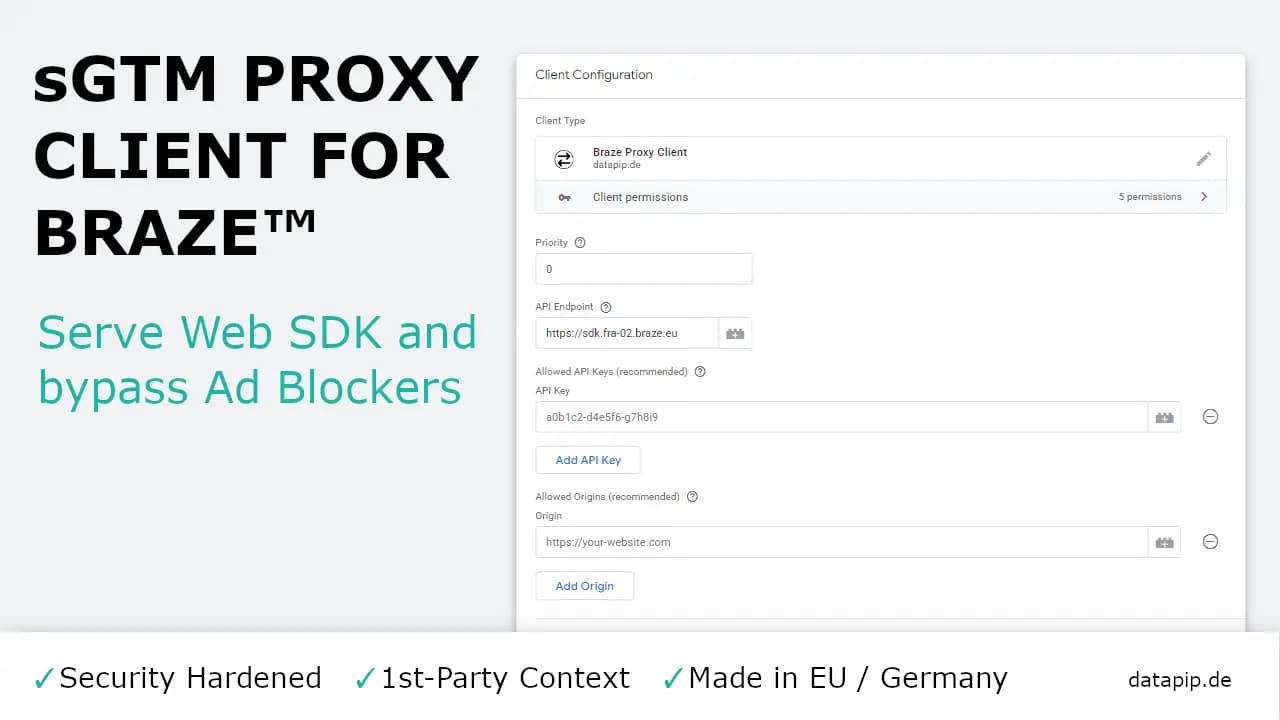 sGTM Proxy Client for Braze™